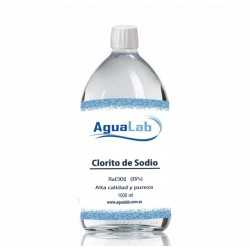 Clorit sòdic al 25% Agualab 1 Litre Vidre - 1