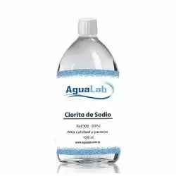 Sodium Chlorite 25% Agualab 1 Liter Glass bottle - 1