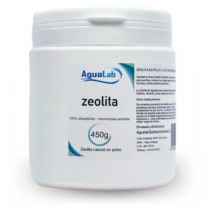Zeolita Clinoptilolita en polvo ALTA CALIDAD - 450g AGUALAB - 1