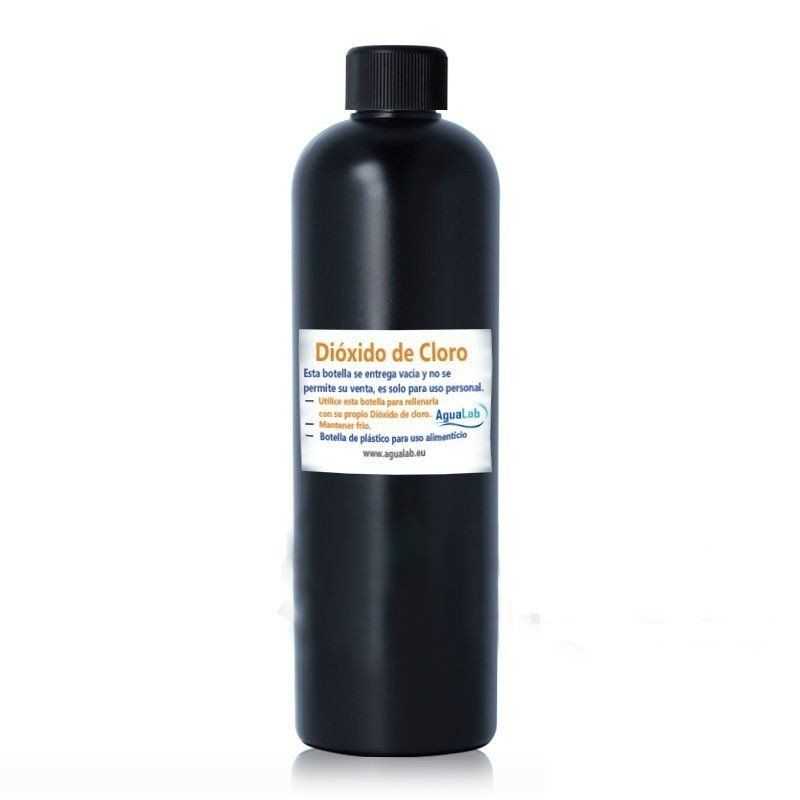 Botella Agualab vacía rellenable Para dióxido de cloro 500ml Agualab - 1 Botella Agualab vacía rellenable Para dióxido de cloro 500ml Agualab - 1