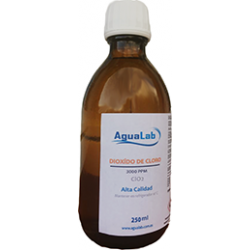 Leere Glasflasche Agualab 250ml Agualab - 1