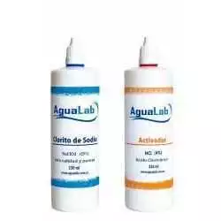 Kit Agualab Sodium Chlorite 25% + Hydrochloric Acid Activator 4% (250 ml) Agualab - 1